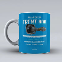 Thumbnail for 800 Mug design on turquoise trent