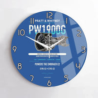 Thumbnail for PW1900G design on blue no frame wall clock