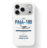 Thumbnail for Piper PA-44-180 Seminole design on white magsafe iphone case, for iPhone 17 Pro