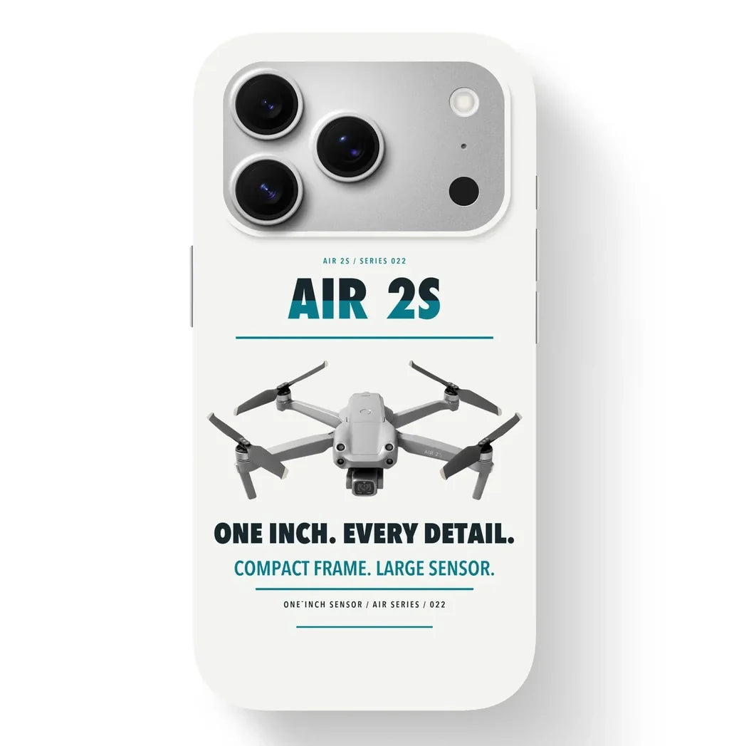 DJI Air 2S Case design on white iphone case