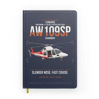 Thumbnail for Leonardo AW109SP GrandNew design on navy blue notebook