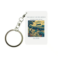 Thumbnail for VINTAGE G4510 - The Harvest And The Airfield - Designed Key Chain design on white