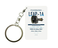 Thumbnail for LEAP-1A Key Chain design on white key chain