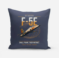 Thumbnail for F-5E Tiger II design on navy blue pillow