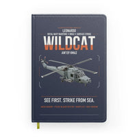 Thumbnail for Leonardo AW159 Wildcat HMA2 design on navy blue notebook