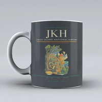 Thumbnail for Chios Island National Airport (JKH) airport code design on gray ceramic mug