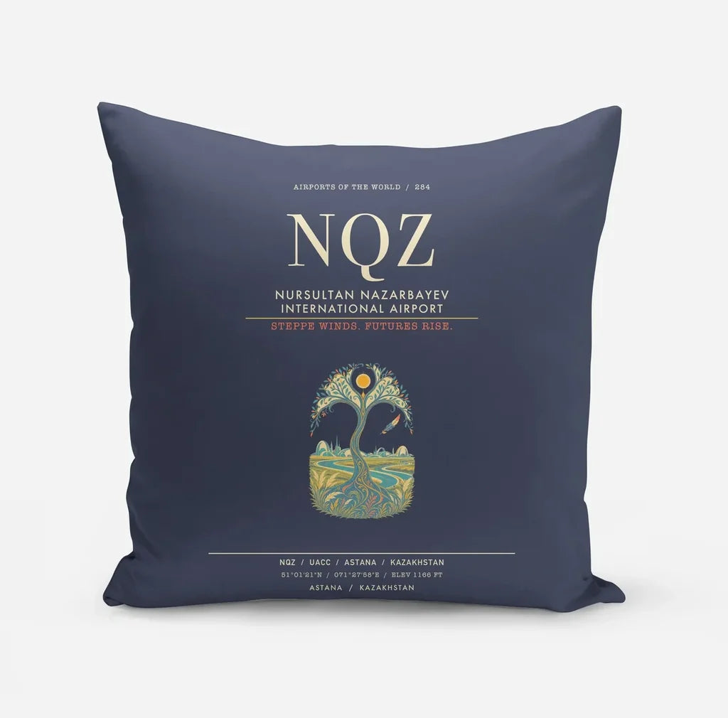 Nursultan Nazarbayev International Airport Astana NQZ - Navy Blue