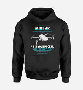 Single-Side Printing — DJI Mini 4K Drone Double-Side Hoodie