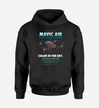 Thumbnail for DJI Mavic Air design on black hoodie single side