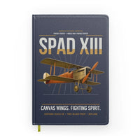 Thumbnail for SPAD XIII design on navy blue notebook