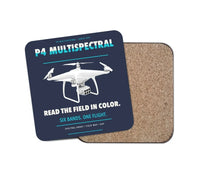 Thumbnail for DJI P4 Multispectral design on navy blue 1 piece coaster