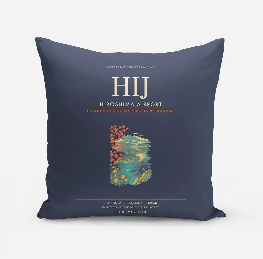 Hiroshima Airport HIJ - Navy Blue