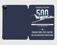 Thumbnail for Cessna Citation 500 - Citation I design on navy blue ipad tablet case