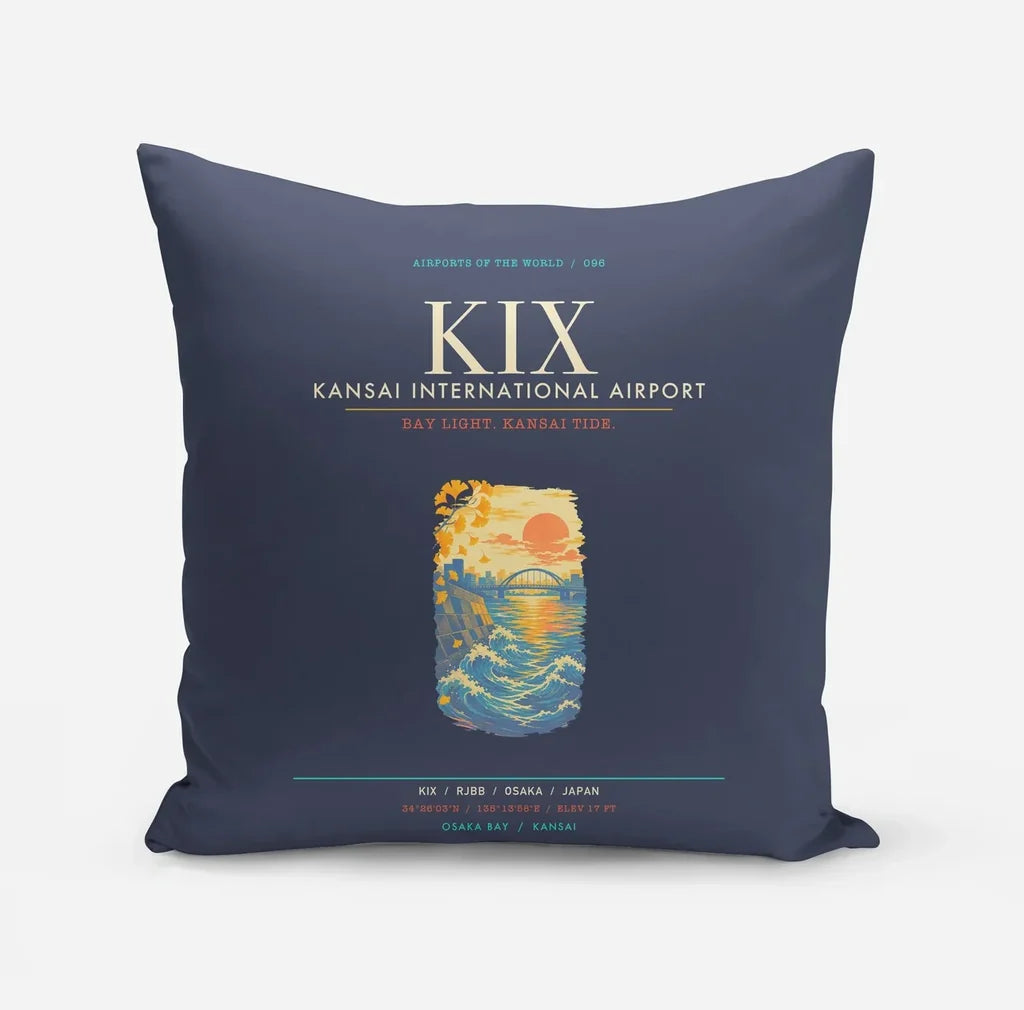 Osaka Kansai International Airport KIX - Navy Blue
