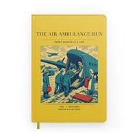 Thumbnail for VINTAGE G4506 - The Air Ambulance Run - Designed Notebooks design on yellow