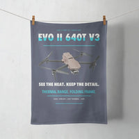 Thumbnail for Autel EVO II Dual 640T V3 design on navy blue towel