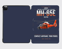 Thumbnail for Airbus MH-65E Dolphin design on navy blue ipad tablet case