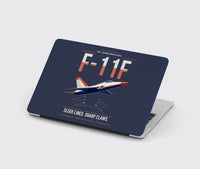 Thumbnail for F-11F Tiger design on navy blue MacBook case