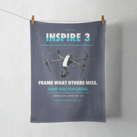 Thumbnail for DJI Inspire 3 design on navy blue towel