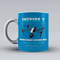 Thumbnail for Inspire 3 Mug design on turquoise dji