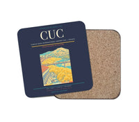 Thumbnail for Camilo Daza International Airport (CUC) design on navy blue 1 piece coaster