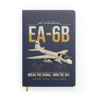 Thumbnail for EA-6B Prowler design on navy blue notebook