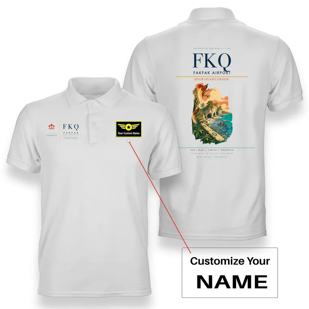 Fakfak Airport FKQ White+Name