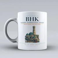 Thumbnail for Bukhara International Airport BHK Mug - White