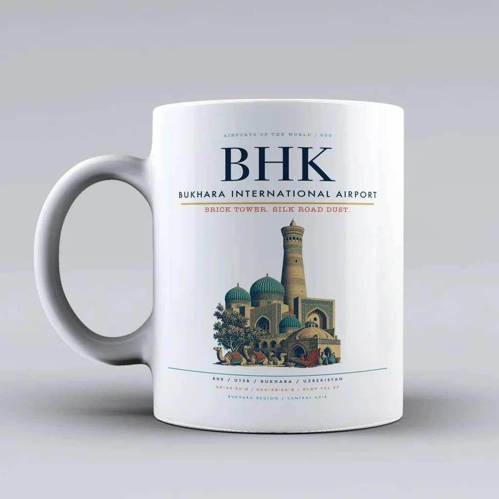 Bukhara International Airport BHK Mug - White