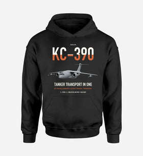 Single-Side Printing — Embraer KC-390 Millennium Double-Side Hoodie