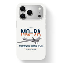 Thumbnail for MQ-9A Reaper design on white magsafe iphone case, for iPhone 17 Pro