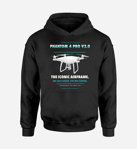 Single-Side Printing — DJI Phantom 4 Pro V2.0 Drone Double-Side Hoodie
