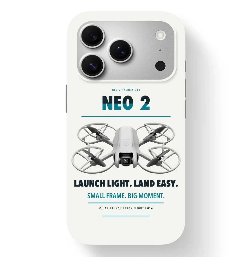 DJI Neo 2 Case design on white iphone case