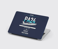 Thumbnail for Piper PA-24-250 Comanche 250 design on navy blue MacBook case