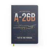 Thumbnail for A-26B Invader design on navy blue notebook