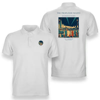 Thumbnail for VINTAGE G4080 - The Propliner Nights - Double-Side Polo T-Shirt design on white