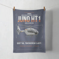 Thumbnail for Airbus H135 Juno HT1 design on navy blue towel