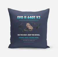 Thumbnail for Autel EVO II Dual 640T V3 design on navy blue pillow