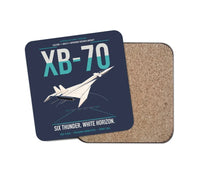 Thumbnail for XB-70A Valkyrie design on navy blue 1 piece coaster