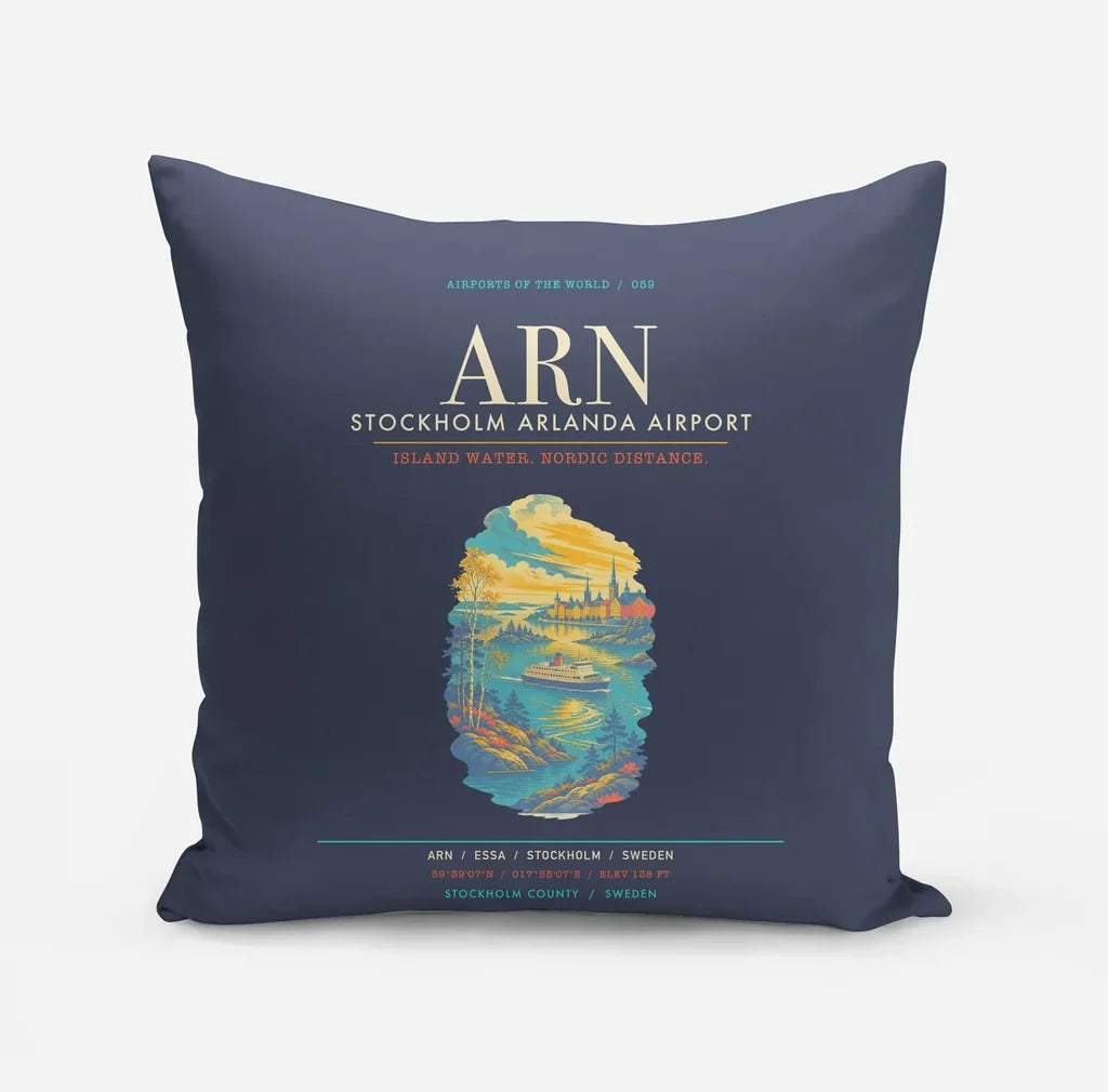 Stockholm Arlanda Airport ARN - Navy Blue