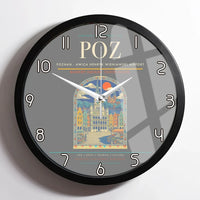 Thumbnail for Poznan - awica Henryk Wieniawski Airport POZ Wall-Clock Framed - Gray