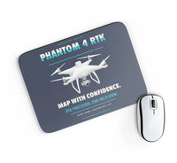 Thumbnail for DJI Phantom 4 RTK design on navy blue rectangle mouse pad