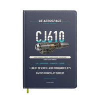 Thumbnail for CJ610 design on navy blue notebook