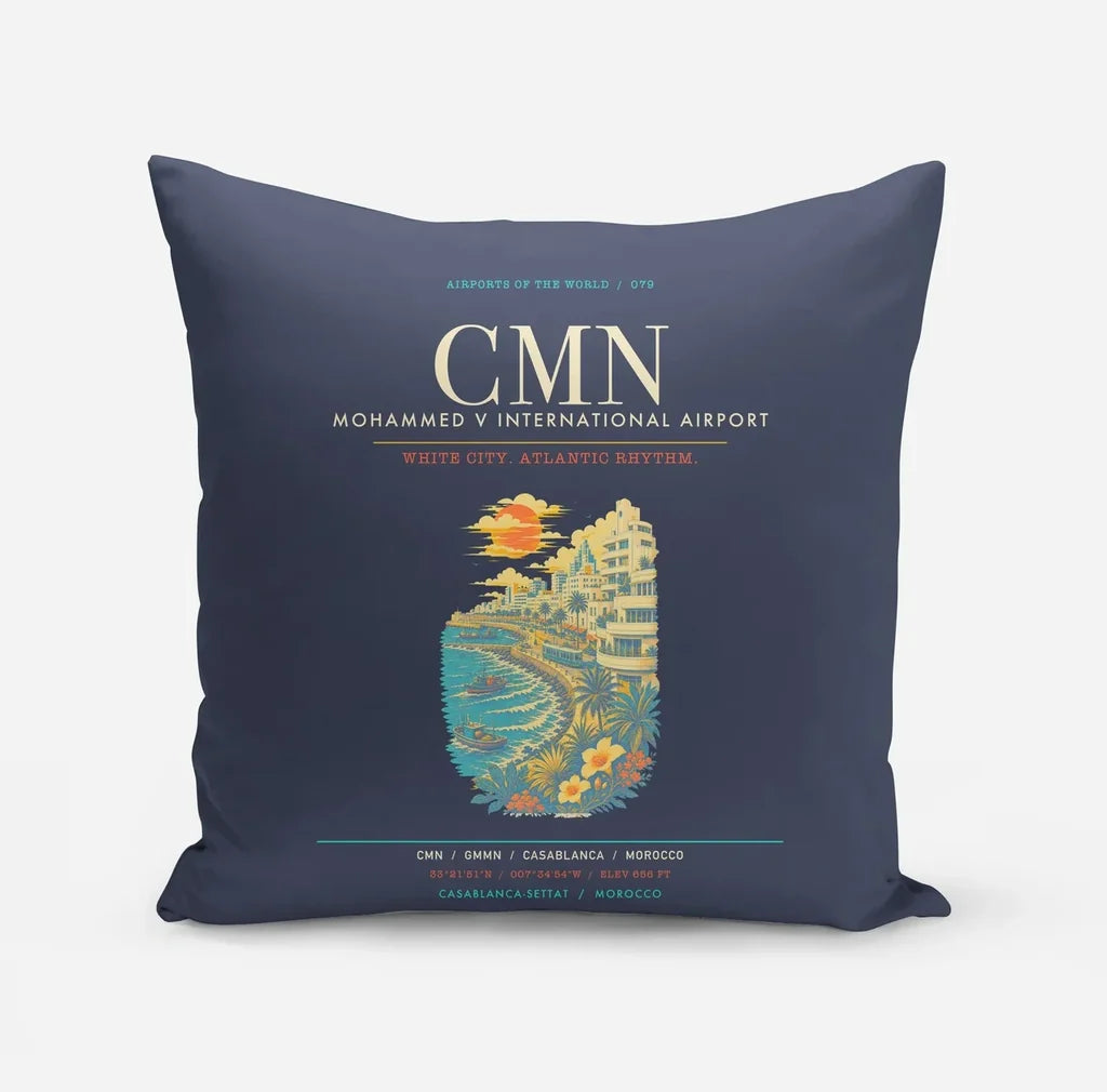 Casablanca Mohammed V International Airport CMN - Navy Blue
