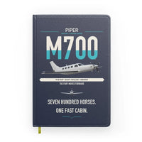 Thumbnail for Piper M700 Fury design on navy blue notebook