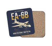 Thumbnail for EA-6B Prowler design on navy blue 1 piece coaster
