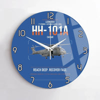 Thumbnail for Leonardo HH-101A Caesar design on blue no frame wall clock