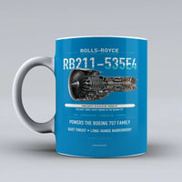 Thumbnail for Mug design on turquoise rb211 535e4