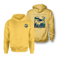 Thumbnail for VINTAGE G4479 - The Harvest Moon Mail - Double-Side Hoodie design on yellow double side