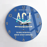 Thumbnail for Airbus ACJ330neo / exact ACJ330-800 design on blue no frame wall clock